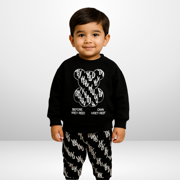 BLACK BEAR KIDS WINTER PANEL TRACKSUIT