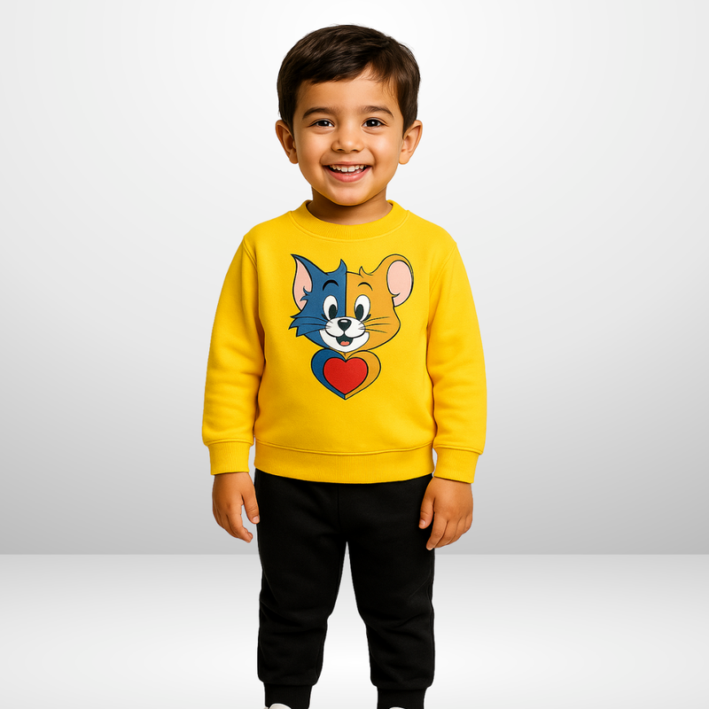 KID BLACK N WHITE WINTER WEAR OUTFIT