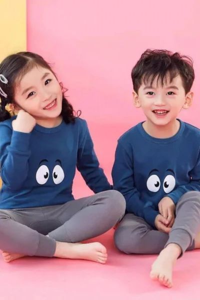 Blue Eyes Printed Kids Wear