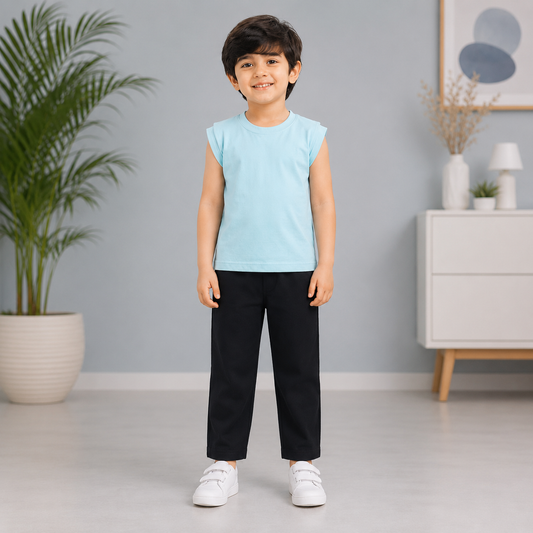 Powder Blue Casual Set