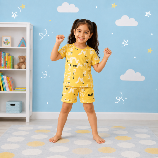 Kids Yellow Alphabet Set