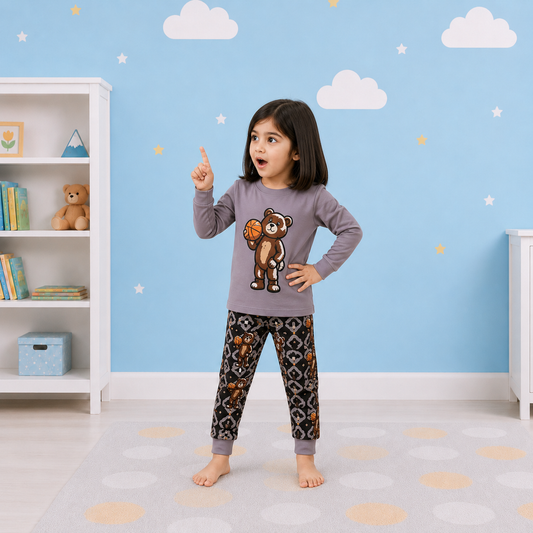 Bear &amp; Basketball Kids Summer Wear