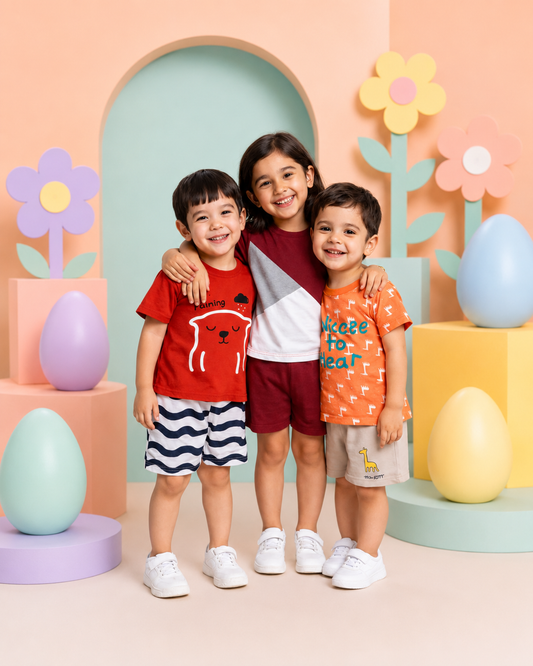 Happy Trio Moments Playwear Set (Pack of 3)