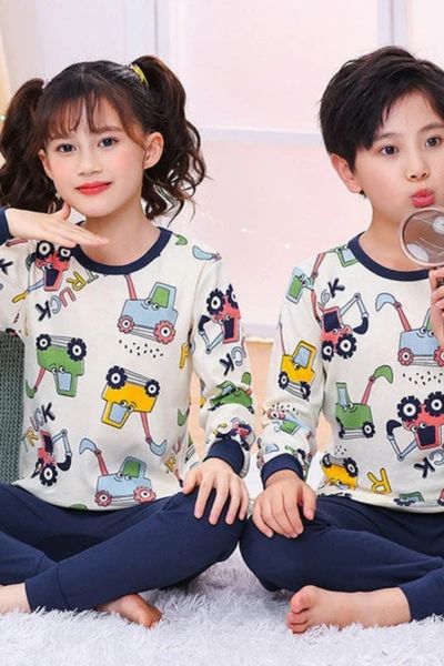 Excavator print Kids wear