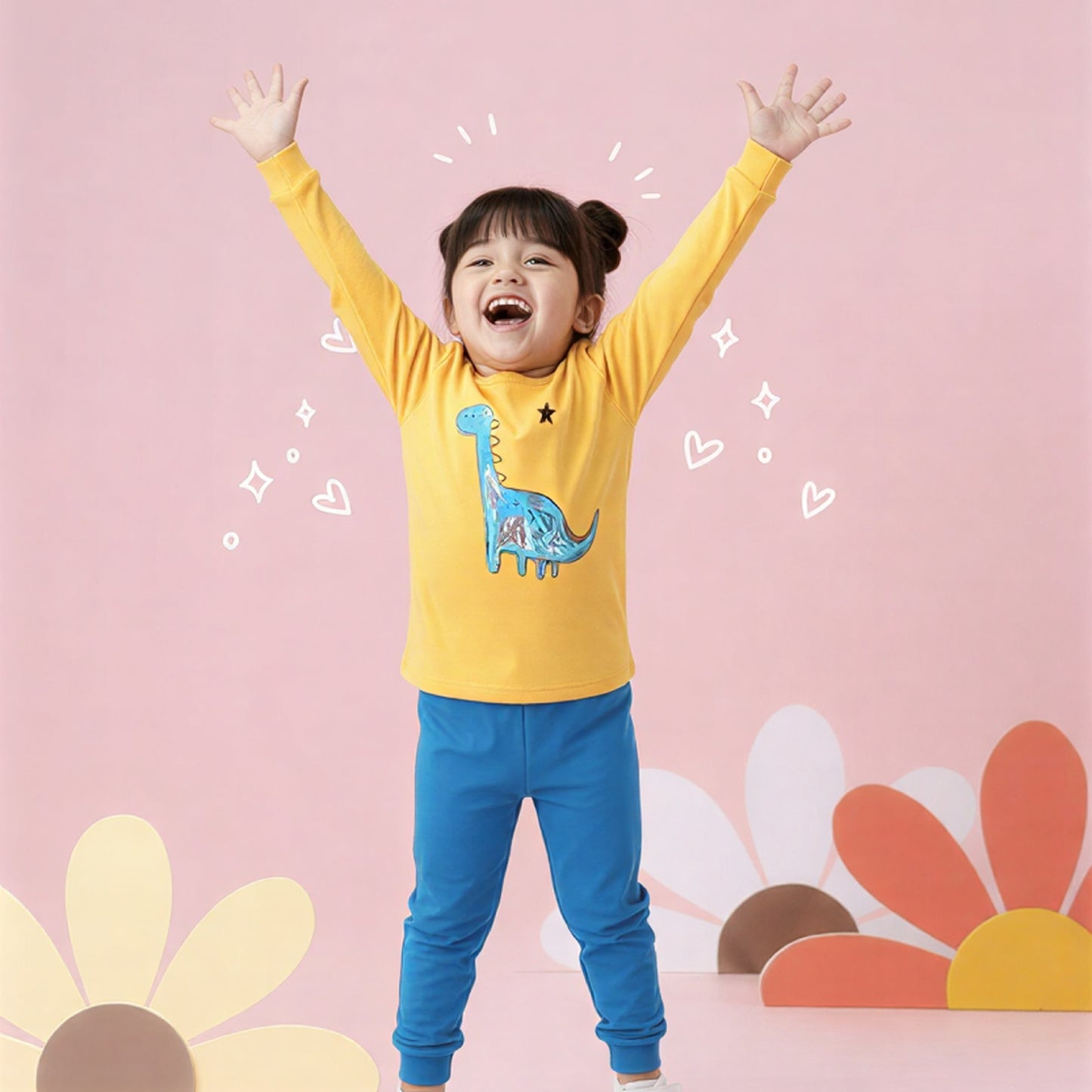Dinosaur Printed Kids Wear Set