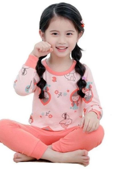 Pink Doll Printed Kids Kids Wear