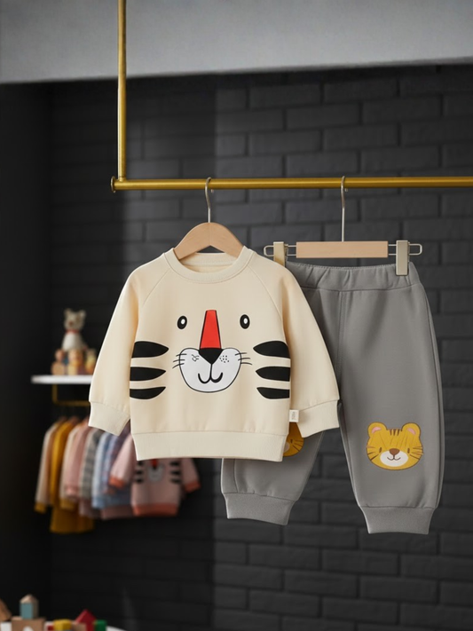 Black Line Mickey Mouse Printed Kids Wear