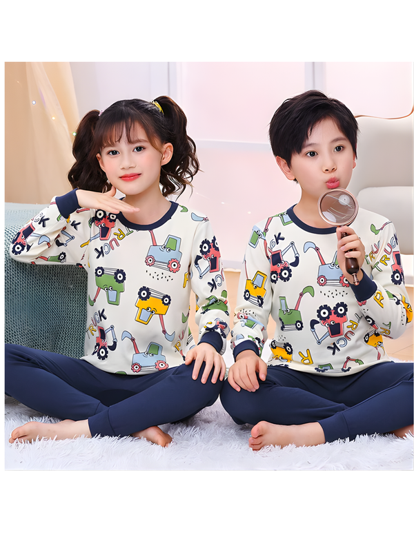 Excavator print Kids wear