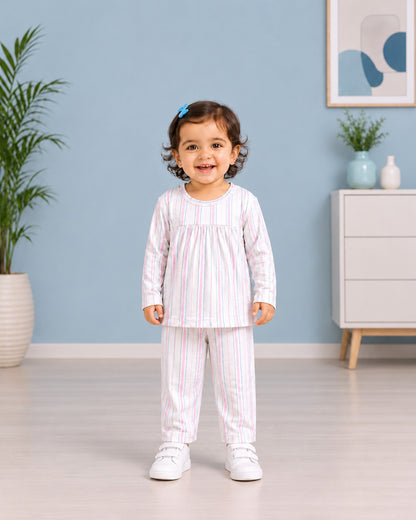 Pastel Stripe Co-Ord Set