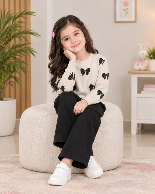 Cute Bow Two-Piece Set